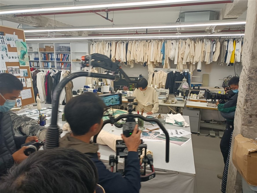 Nanjing filming crew and production setup